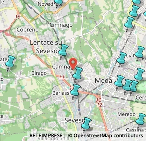 Mappa Via Ticino, 20823 Lentate sul Seveso MB, Italia (3.241)