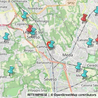 Mappa Via Ticino, 20823 Lentate sul Seveso MB, Italia (3.25083)