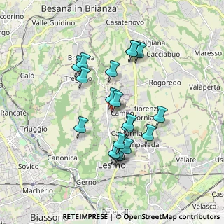Mappa Via Alessandro Manzoni, 20856 Correzzana MB, Italia (1.588)