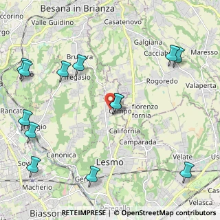 Mappa Via Alessandro Manzoni, 20856 Correzzana MB, Italia (2.75308)