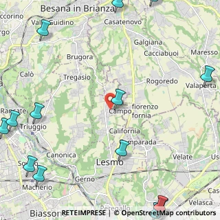 Mappa Via Alessandro Manzoni, 20856 Correzzana MB, Italia (3.989)