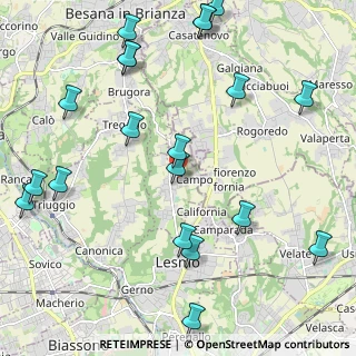 Mappa Via Alessandro Manzoni, 20856 Correzzana MB, Italia (2.708)