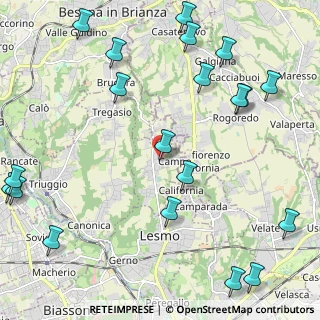 Mappa Via Alessandro Manzoni, 20856 Correzzana MB, Italia (2.977)