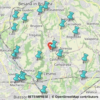 Mappa Via Alessandro Manzoni, 20856 Correzzana MB, Italia (2.9295)