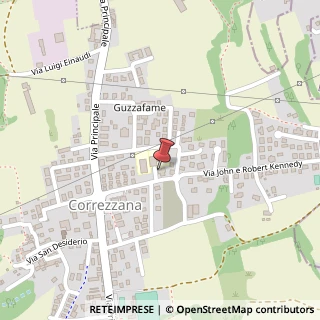Mappa Via Alessandro Manzoni, 2, 20856 Correzzana, Monza e Brianza (Lombardia)