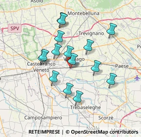 Mappa SP 19, 31050 Vedelago TV, Italia (6.25)