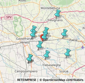 Mappa SP 19, 31050 Vedelago TV, Italia (6.13455)