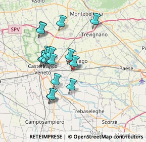 Mappa SP 19, 31050 Vedelago TV, Italia (6.58294)