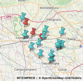 Mappa SP 19, 31050 Vedelago TV, Italia (6.32056)