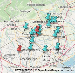 Mappa SP 19, 31050 Vedelago TV, Italia (11.54833)