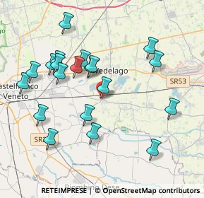 Mappa SP 19, 31050 Vedelago TV, Italia (3.995)