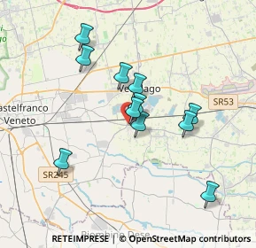 Mappa SP 19, 31050 Vedelago TV, Italia (3.05)