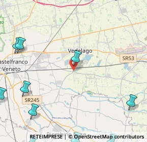 Mappa SP 19, 31050 Vedelago TV, Italia (7.20833)