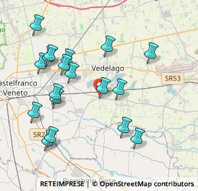 Mappa SP 19, 31050 Vedelago TV, Italia (4.08278)