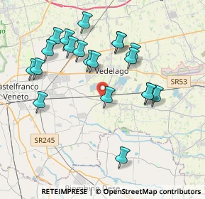 Mappa SP 19, 31050 Vedelago TV, Italia (3.896)