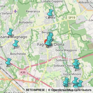 Mappa Via Montello, 21054 Fagnano Olona VA, Italia (2.90933)