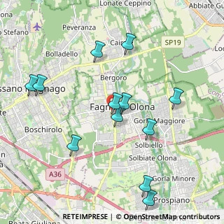 Mappa Via Montello, 21054 Fagnano Olona VA, Italia (2.11083)