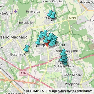 Mappa 21054 Fagnano Olona VA, Italia (1.2805)