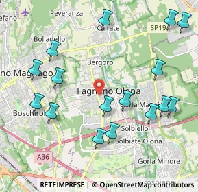 Mappa 21054 Fagnano Olona VA, Italia (2.35625)