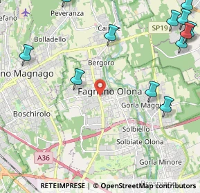 Mappa 21054 Fagnano Olona VA, Italia (3.14167)