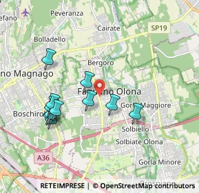 Mappa 21054 Fagnano Olona VA, Italia (1.78364)