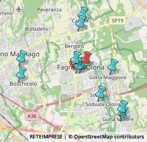 Mappa 21054 Fagnano Olona VA, Italia (1.89583)