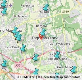 Mappa 21054 Fagnano Olona VA, Italia (3.148)