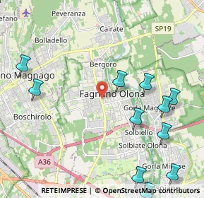 Mappa 21054 Fagnano Olona VA, Italia (2.68364)