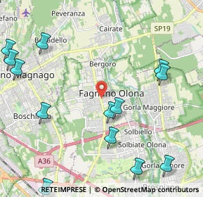 Mappa 21054 Fagnano Olona VA, Italia (2.80385)