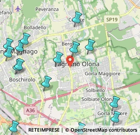 Mappa 21054 Fagnano Olona VA, Italia (2.80333)