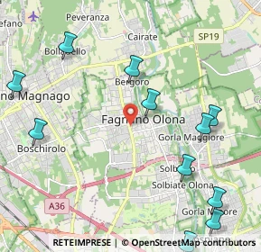 Mappa 21054 Fagnano Olona VA, Italia (2.69182)