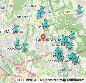 Mappa 21054 Fagnano Olona VA, Italia (2.41941)