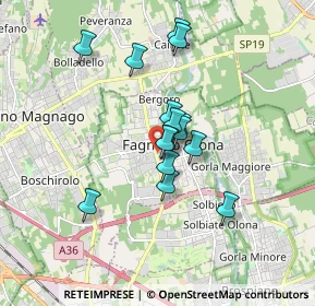 Mappa 21054 Fagnano Olona VA, Italia (1.29867)