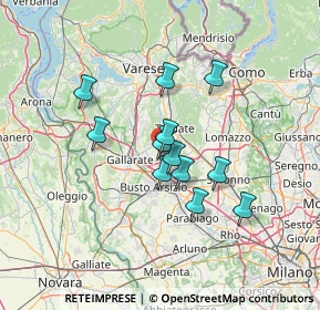 Mappa 21054 Fagnano Olona VA, Italia (10.37417)