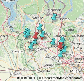 Mappa 21054 Fagnano Olona VA, Italia (11.68933)