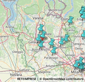 Mappa 21054 Fagnano Olona VA, Italia (21.40556)