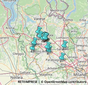 Mappa 21054 Fagnano Olona VA, Italia (6.77833)