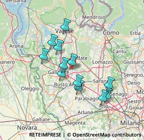 Mappa 21054 Fagnano Olona VA, Italia (11.75333)