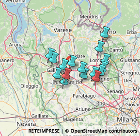 Mappa 21054 Fagnano Olona VA, Italia (10.19563)