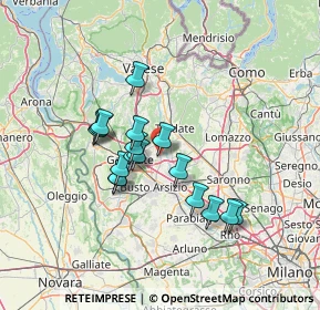 Mappa 21054 Fagnano Olona VA, Italia (11.06765)