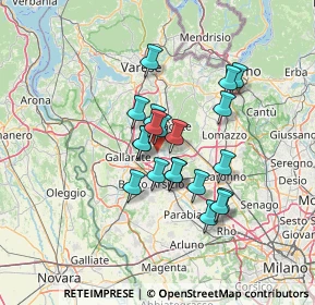 Mappa 21054 Fagnano Olona VA, Italia (10.123)