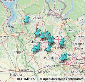 Mappa 21054 Fagnano Olona VA, Italia (10.06933)