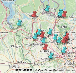 Mappa 21054 Fagnano Olona VA, Italia (16.407)