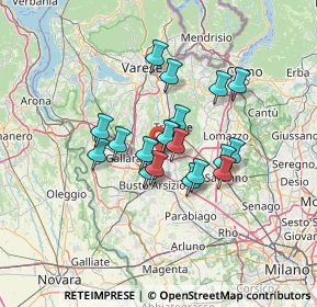Mappa 21054 Fagnano Olona VA, Italia (9.56947)