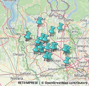 Mappa 21054 Fagnano Olona VA, Italia (10.31579)