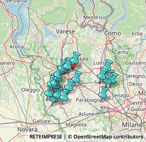 Mappa 21054 Fagnano Olona VA, Italia (11.45)