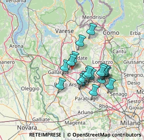 Mappa 21054 Fagnano Olona VA, Italia (10.4185)