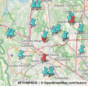 Mappa 21054 Fagnano Olona VA, Italia (9.593)