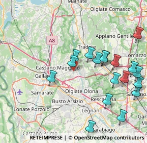 Mappa 21054 Fagnano Olona VA, Italia (9.03278)