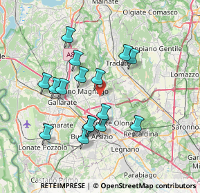 Mappa 21054 Fagnano Olona VA, Italia (6.72125)